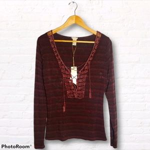 NWT Buckle gimmicks top